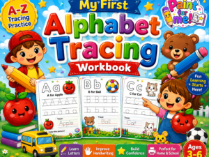 My First Alphabet Tracing Workbook Paint for me